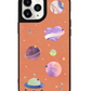 iPhone Leather Grip Case - Pink Planet