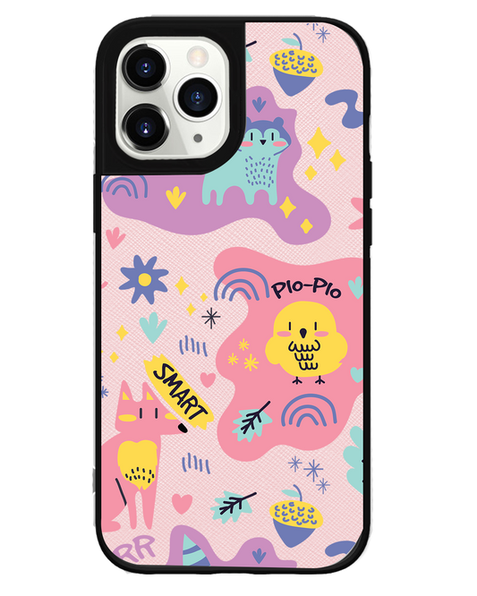 iPhone Leather Grip Case - Pio n Friends