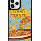 iPhone Leather Grip Case - Pizza Please