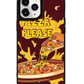 iPhone Leather Grip Case - Pizza Please