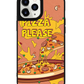 iPhone Leather Grip Case - Pizza Please