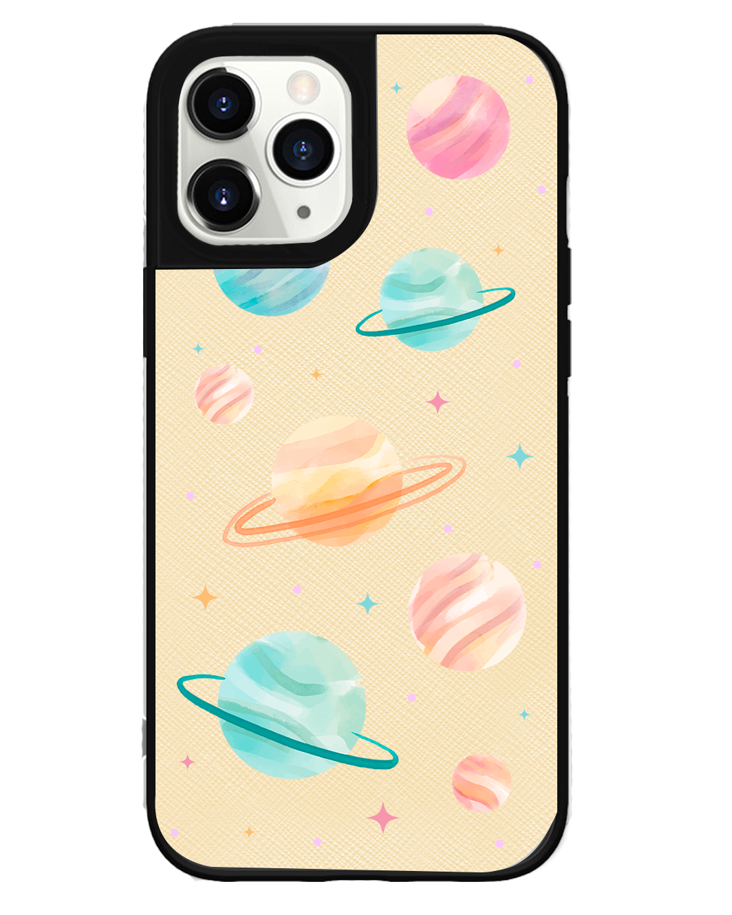 iPhone Leather Grip Case - Planetarium 1.0