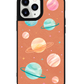 iPhone Leather Grip Case - Planetarium 1.0