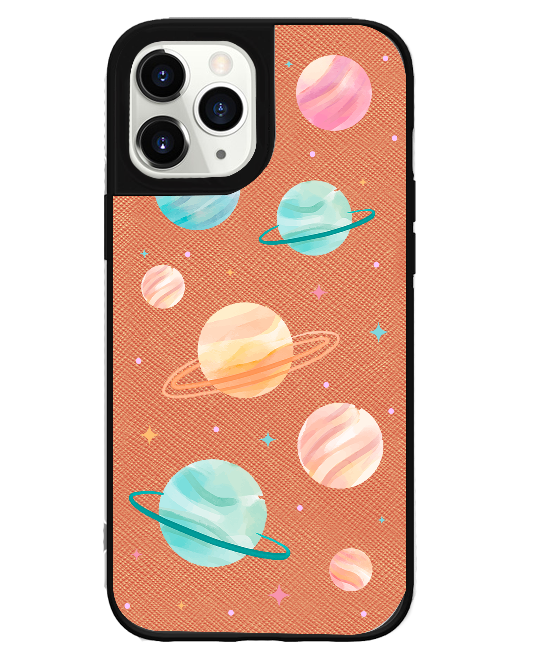 iPhone Leather Grip Case - Planetarium 1.0