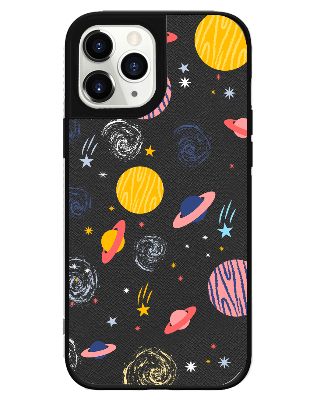 iPhone Leather Grip Case - Planetarium 2.0