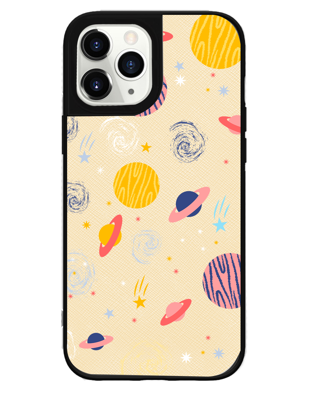 iPhone Leather Grip Case - Planetarium 2.0