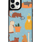 iPhone Leather Grip Case - Playful Cat 1.0