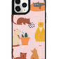 iPhone Leather Grip Case - Playful Cat 1.0