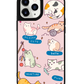 iPhone Leather Grip Case - Playful Cat 2.0