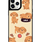 iPhone Leather Grip Case - Poodle Squad 1.0