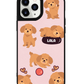 iPhone Leather Grip Case - Poodle Squad 1.0