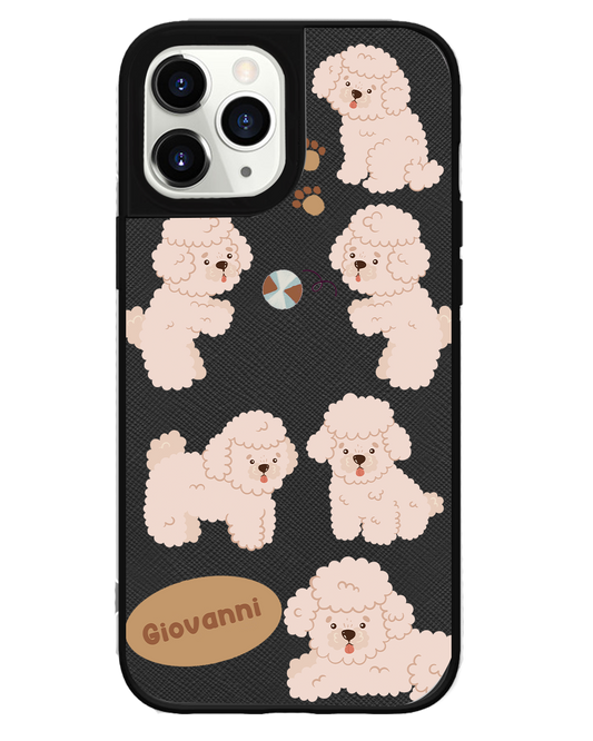 iPhone Leather Grip Case - Poodle Squad 2.0