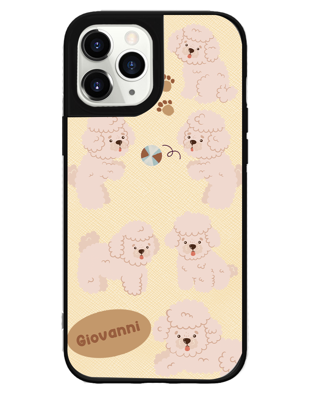 iPhone Leather Grip Case - Poodle Squad 2.0