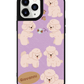 iPhone Leather Grip Case - Poodle Squad 2.0