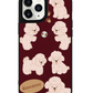 iPhone Leather Grip Case - Poodle Squad 2.0