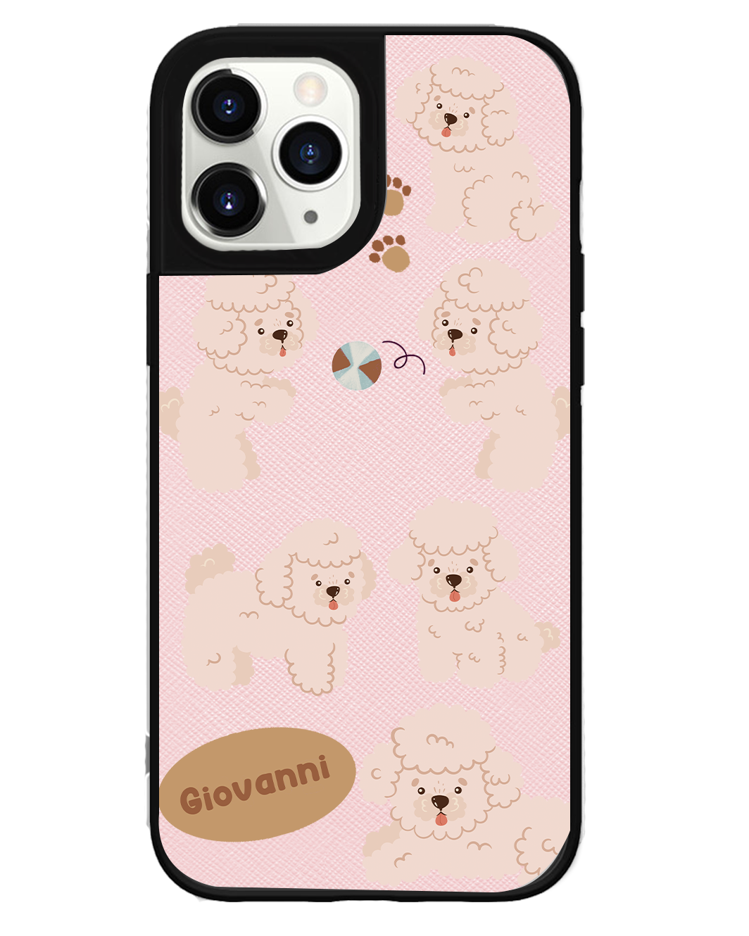 iPhone Leather Grip Case - Poodle Squad 2.0