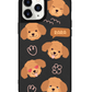 iPhone Leather Grip Case - Poodle Squad 3.0