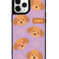 iPhone Leather Grip Case - Poodle Squad 3.0