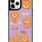 iPhone Leather Grip Case - Poodle Squad 4.0