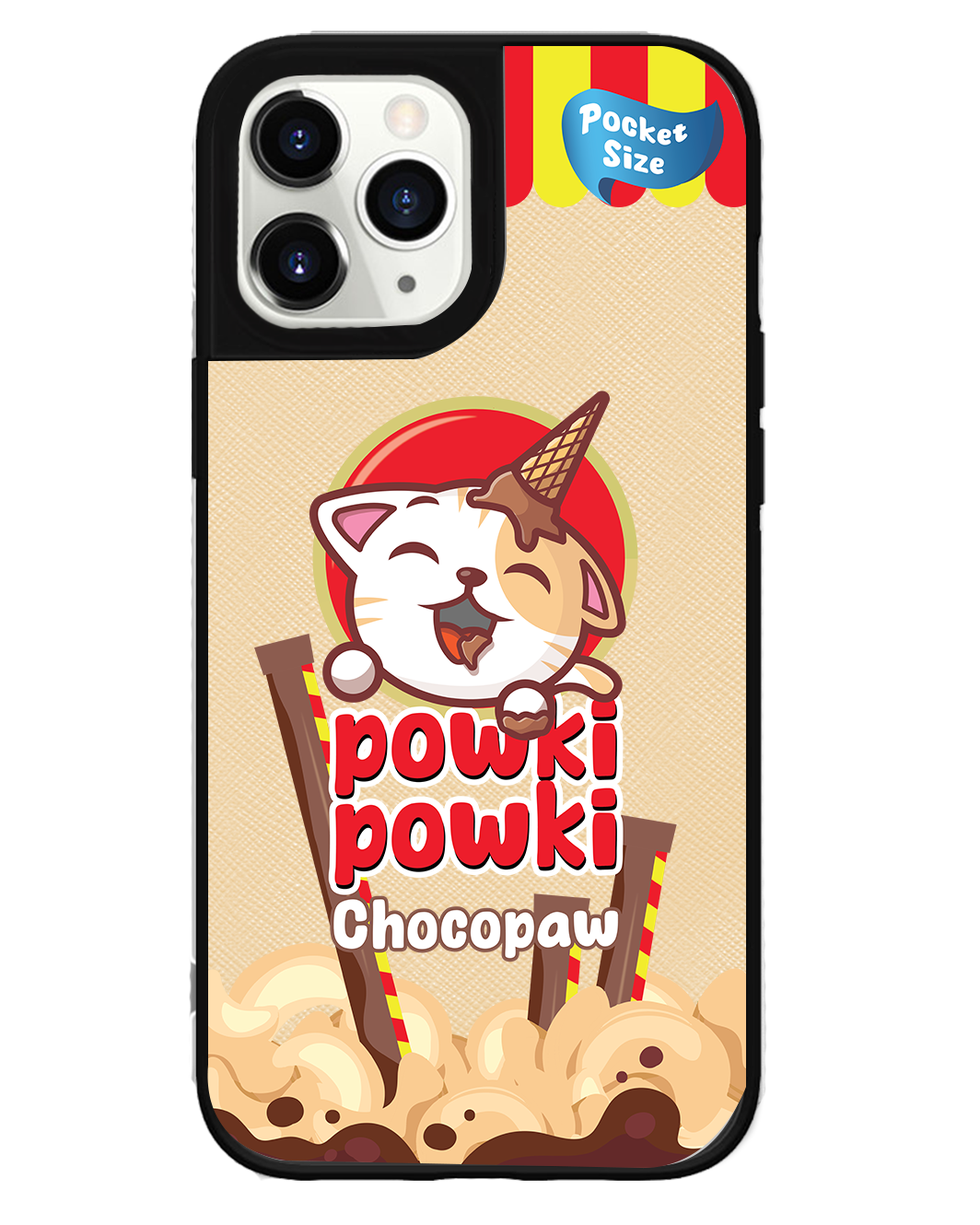 iPhone Leather Grip Case - Powki Powki