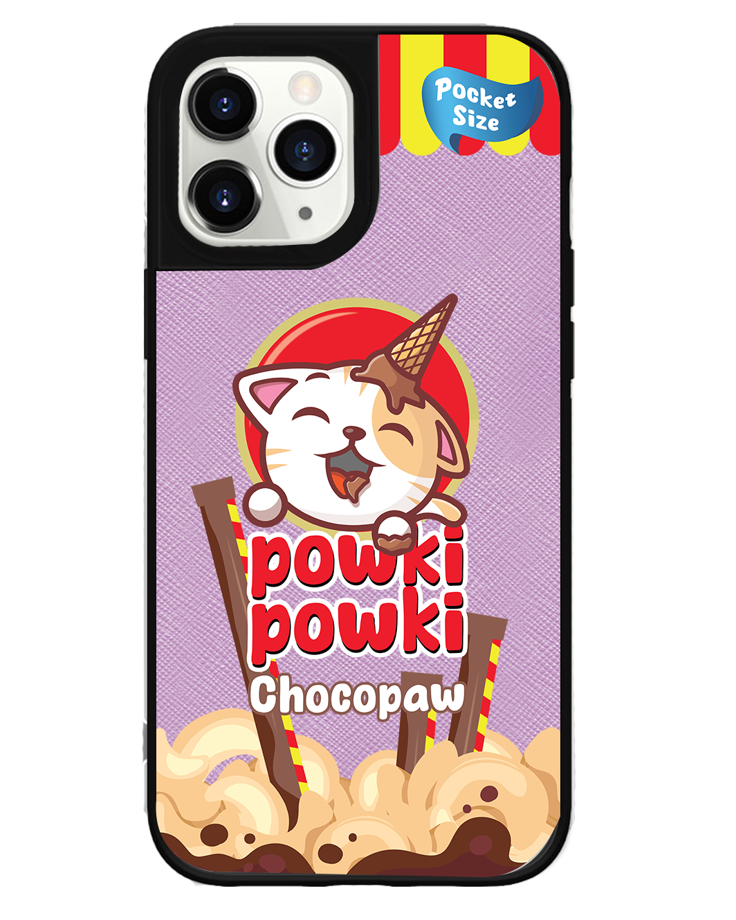 iPhone Leather Grip Case - Powki Powki