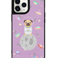 iPhone Leather Grip Case - Pugstronaut