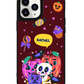 iPhone Leather Grip Case - Pumpkin Monster