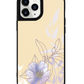 iPhone Leather Grip Case - Purple Lily