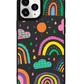 iPhone Leather Grip Case - Rainbow