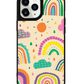 iPhone Leather Grip Case - Rainbow