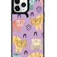 iPhone Leather Grip Case - Rainbow Meow 1.0