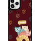 iPhone Leather Grip Case - Rainbow Meow 2.0