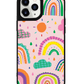 iPhone Leather Grip Case - Rainbow