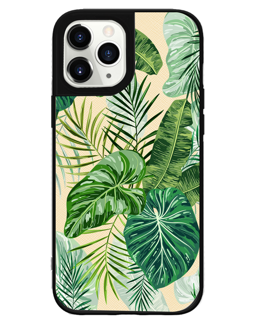 iPhone Leather Grip Case - Rainforest