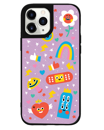 iPhone Leather Grip - Red Club