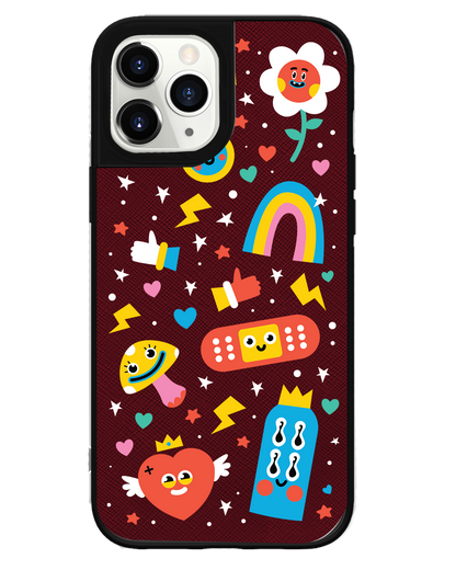 iPhone Leather Grip - Red Club