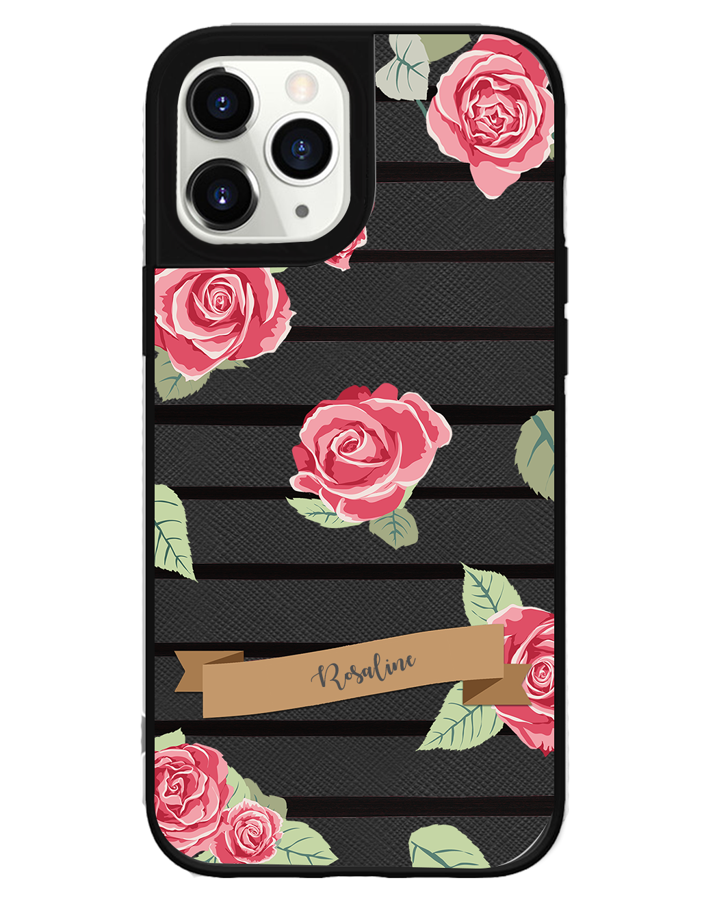 iPhone Leather Grip Case - Rose