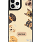 iPhone Leather Grip Case - Ruff Family 1.0