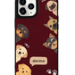 iPhone Leather Grip Case - Ruff Family 1.0
