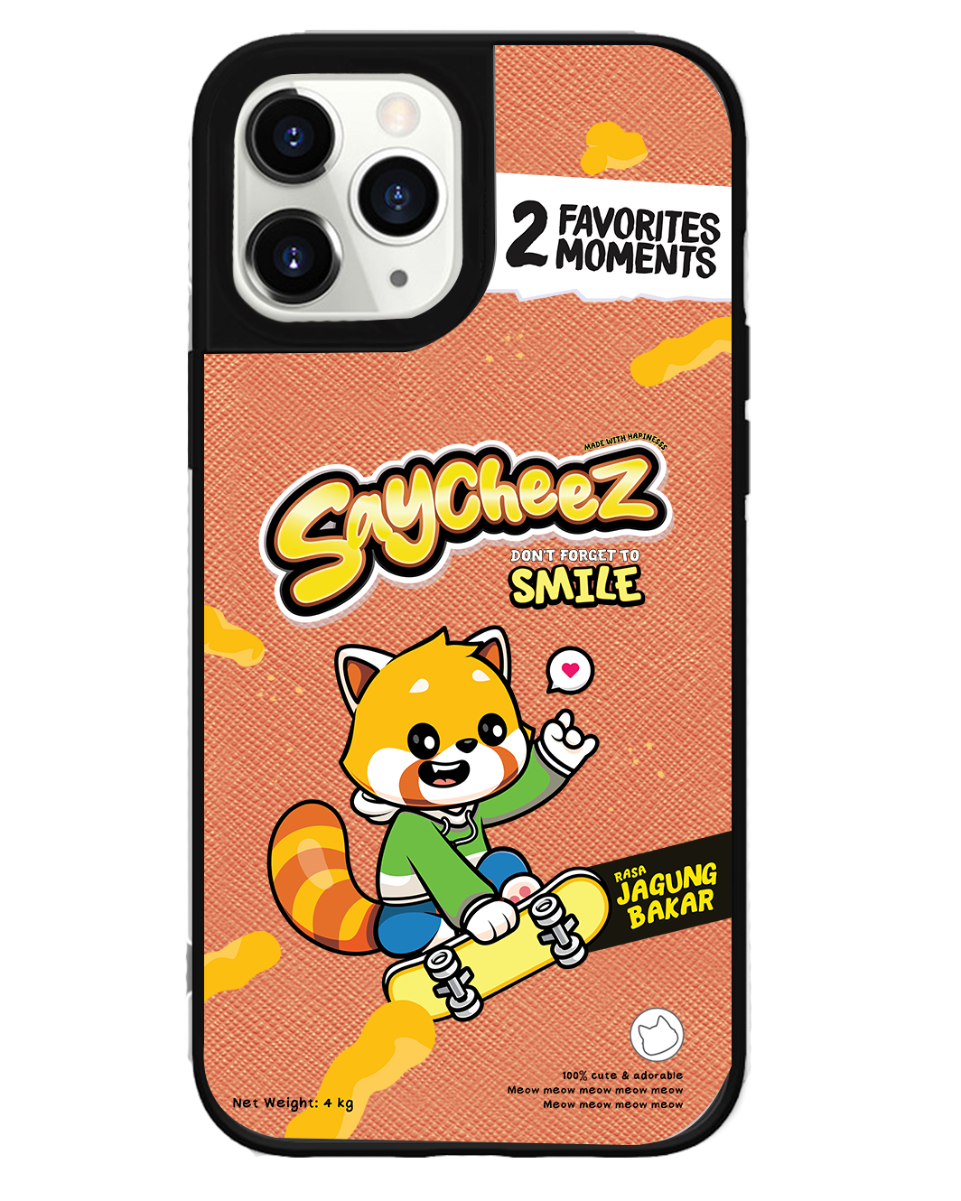 iPhone Leather Grip Case - Saycheez