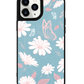 iPhone Leather Grip Case - Sketchy Flower & Butterfly