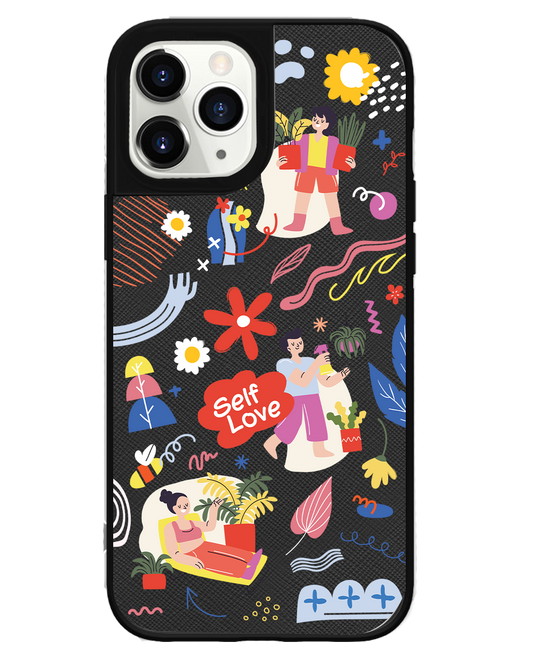 iPhone Leather Grip Case - Self Love Sticker Pack 1.0