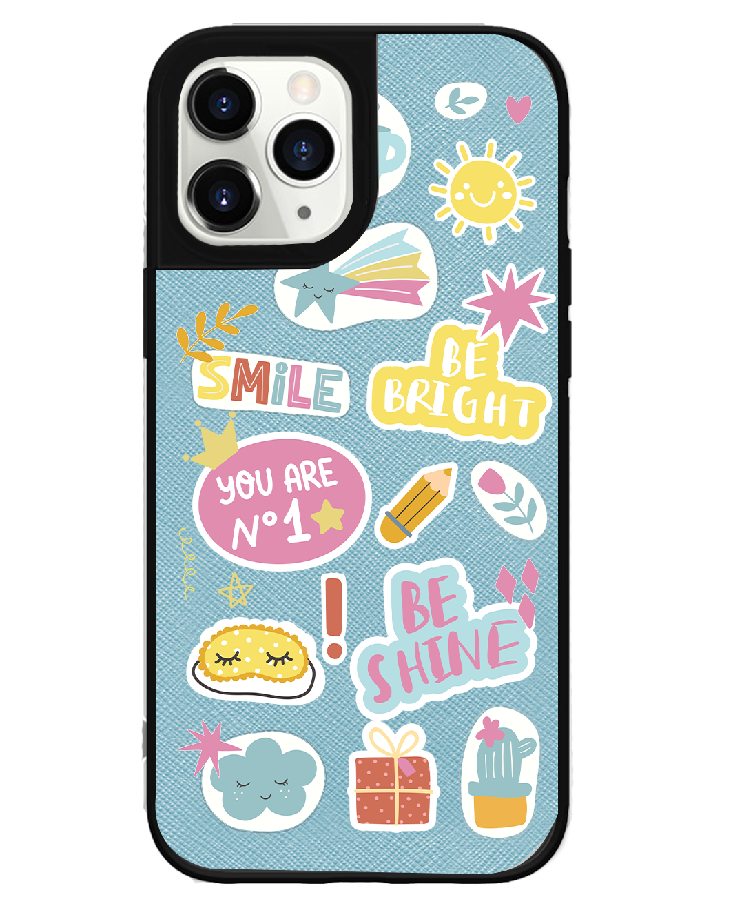 iPhone Leather Grip Case - Self Love Sticker Pack 3.0