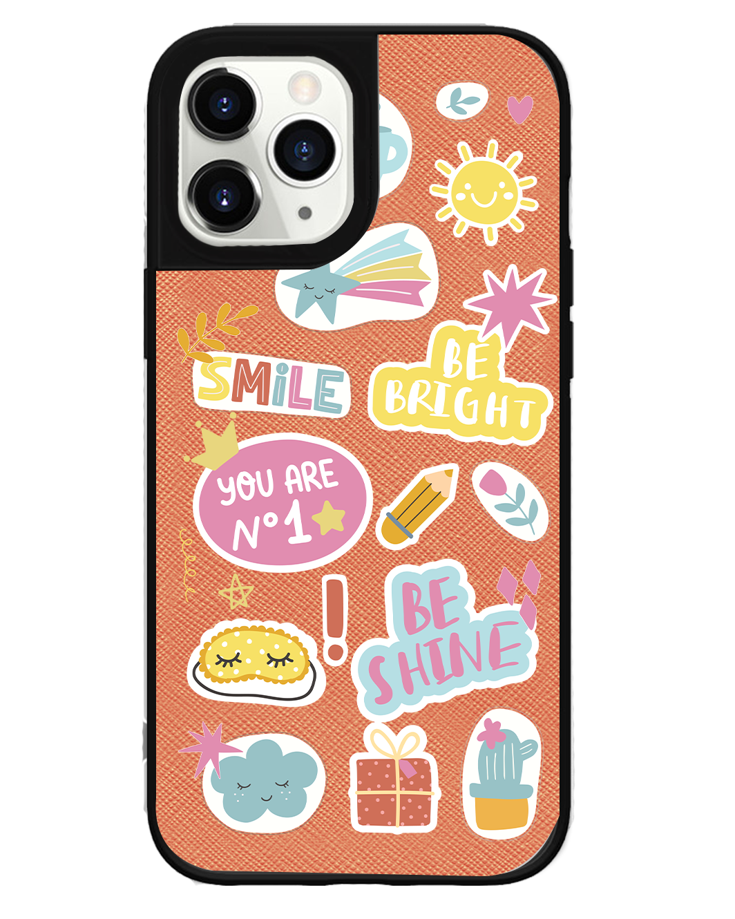 iPhone Leather Grip Case - Self Love Sticker Pack 3.0