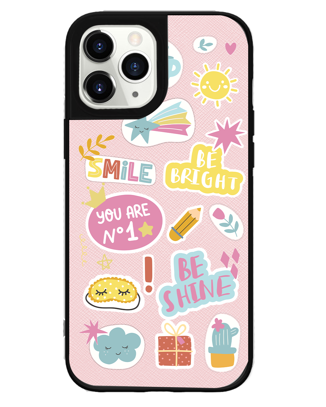 iPhone Leather Grip Case - Self Love Sticker Pack 3.0