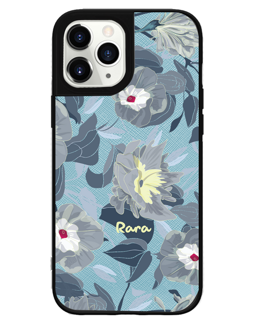 iPhone Leather Grip Case - September Morning Glory