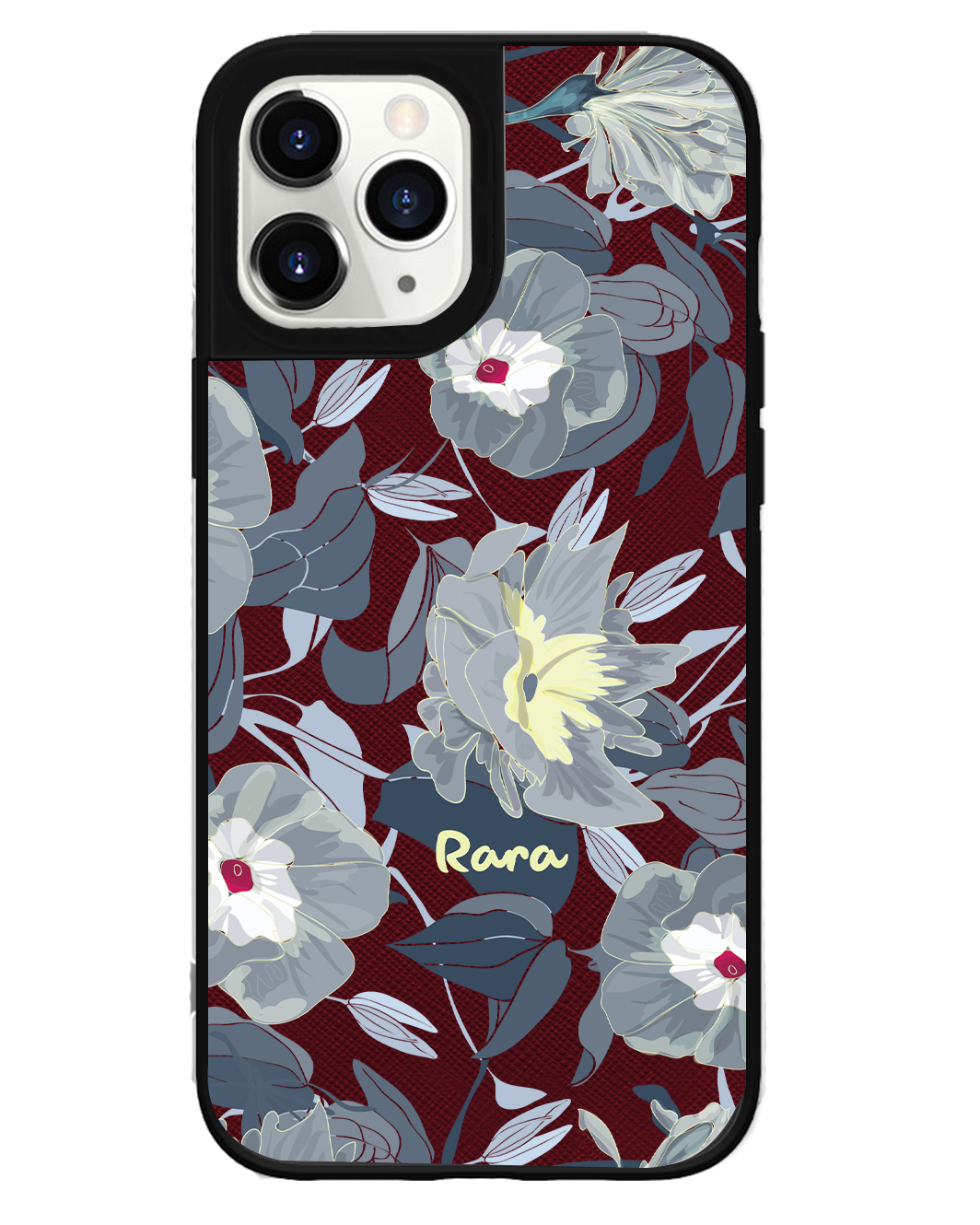 iPhone Leather Grip Case - September Morning Glory