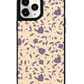 iPhone Leather Grip Case - Sketchy Flower 4.0