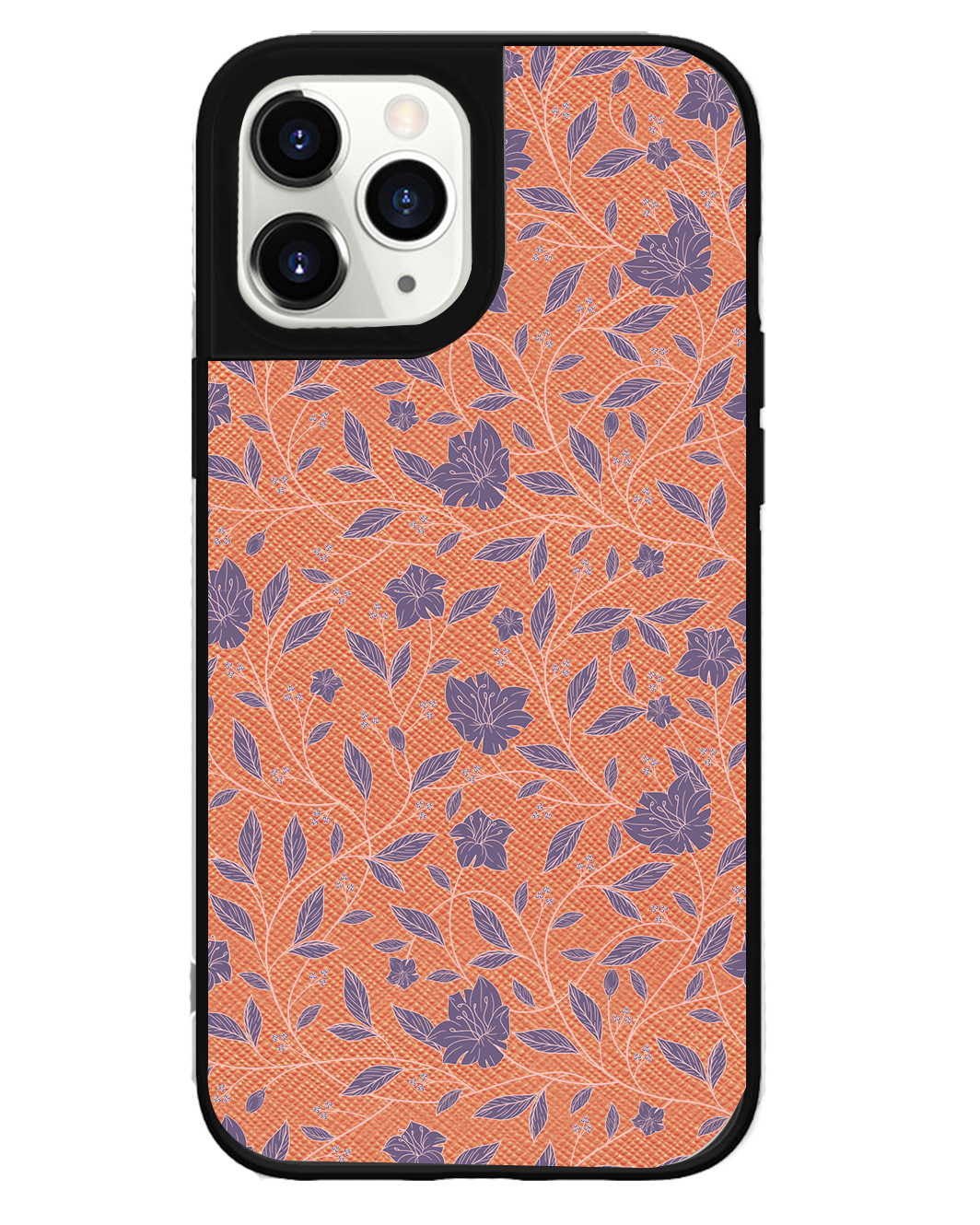 iPhone Leather Grip Case - Sketchy Flower 4.0