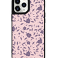 iPhone Leather Grip Case - Sketchy Flower 4.0